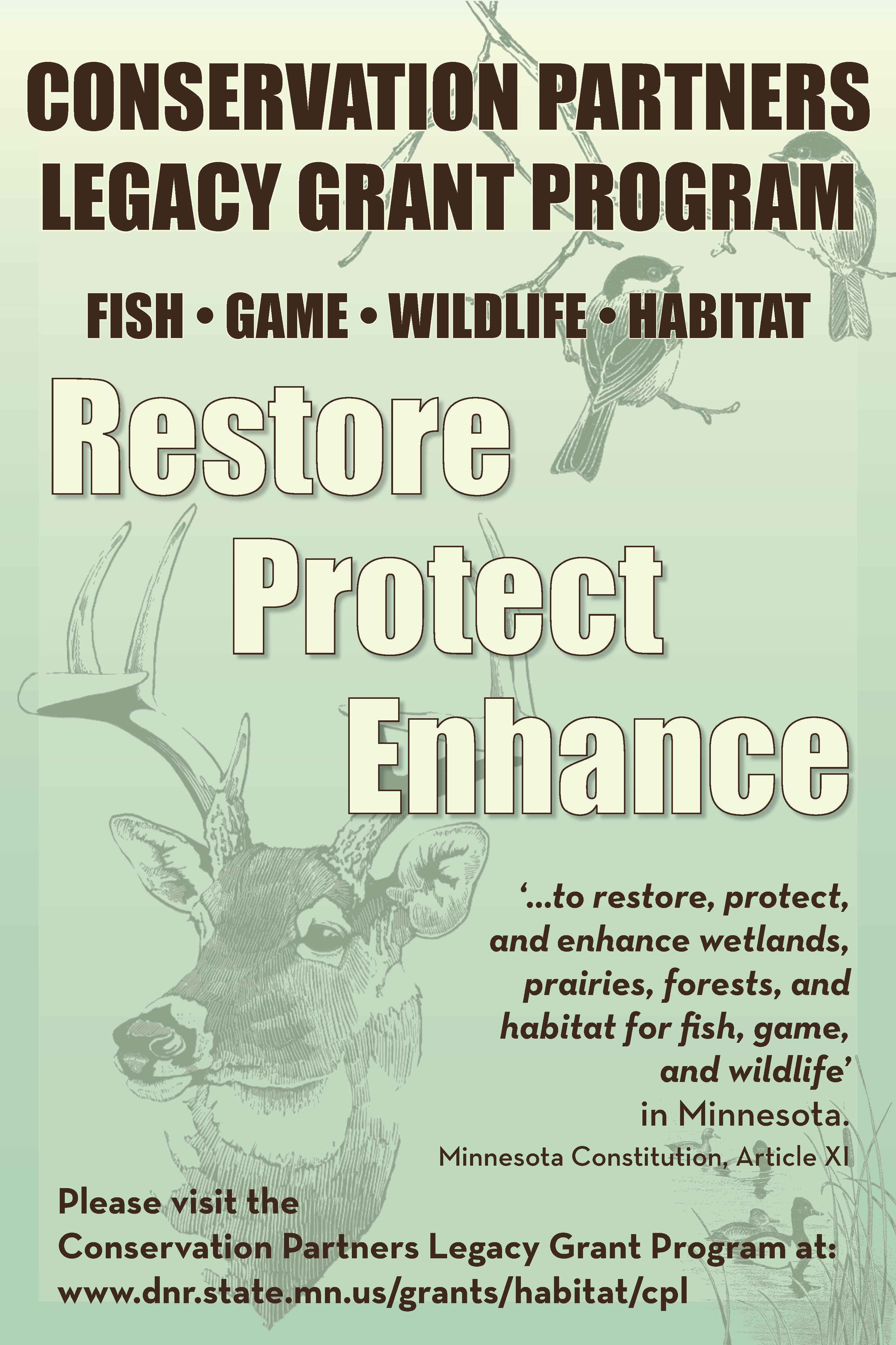 MN DNR: Conservation Partners Legacy Grant Program website.